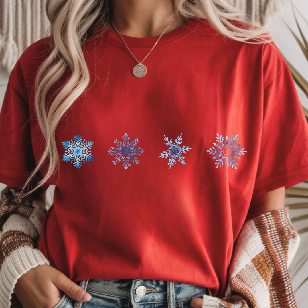 Snowflakes - Winter Unisex T-Shirt