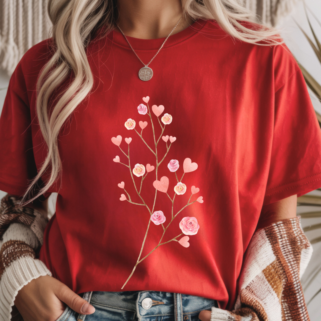 Love Branch - Valentines Day Unisex T-Shirt