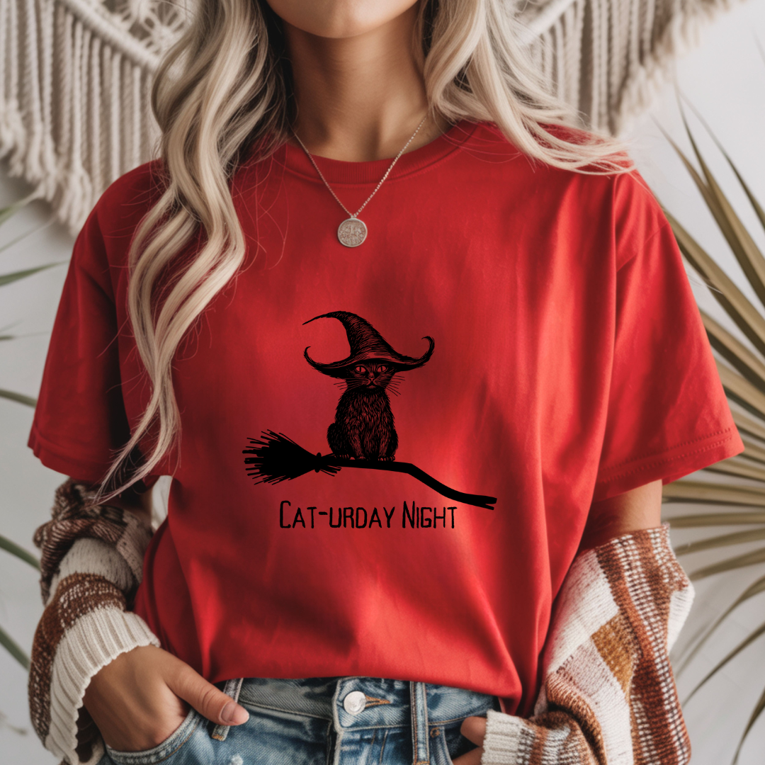 Cat-urday Night Unisex T-Shirt