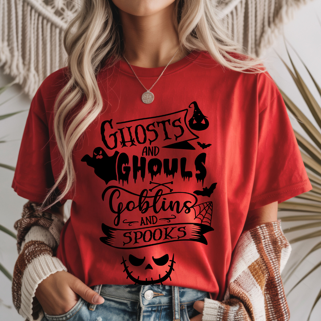 Ghosts, Ghouls - Halloween Unisex T-Shirt