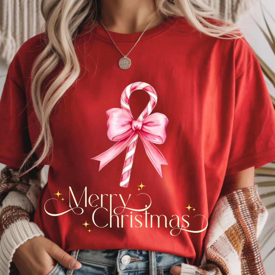 Merry Christmas Candy Cane - Winter Unisex T-Shirt