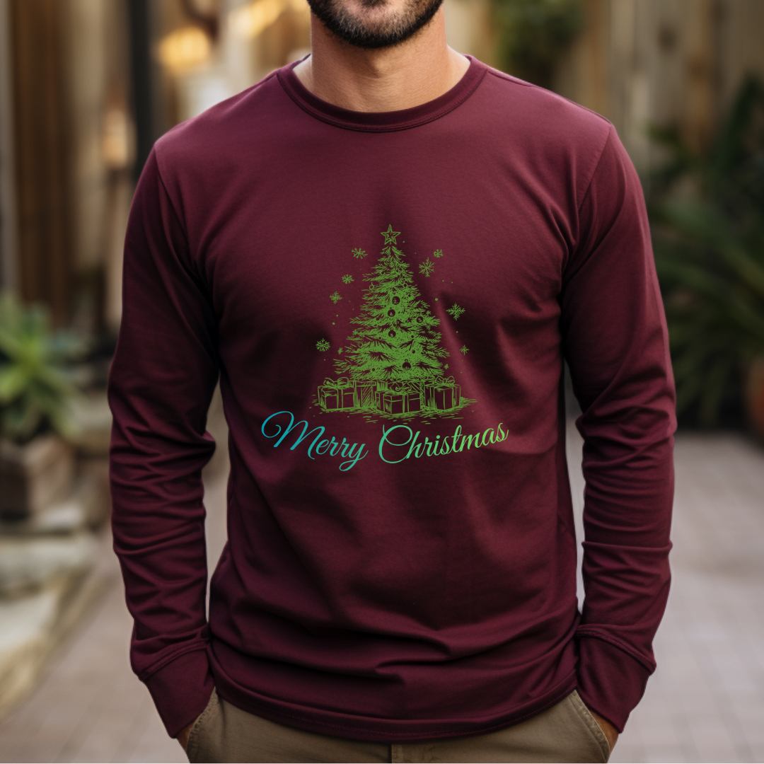 Merry Christmas - Winter Unisex Jersey Long Sleeve Tee