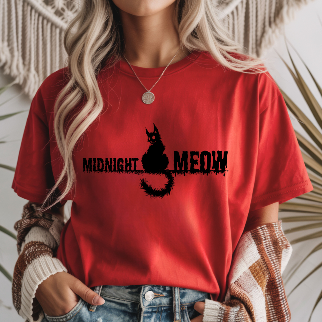 Midnight Meow Unisex T-Shirt