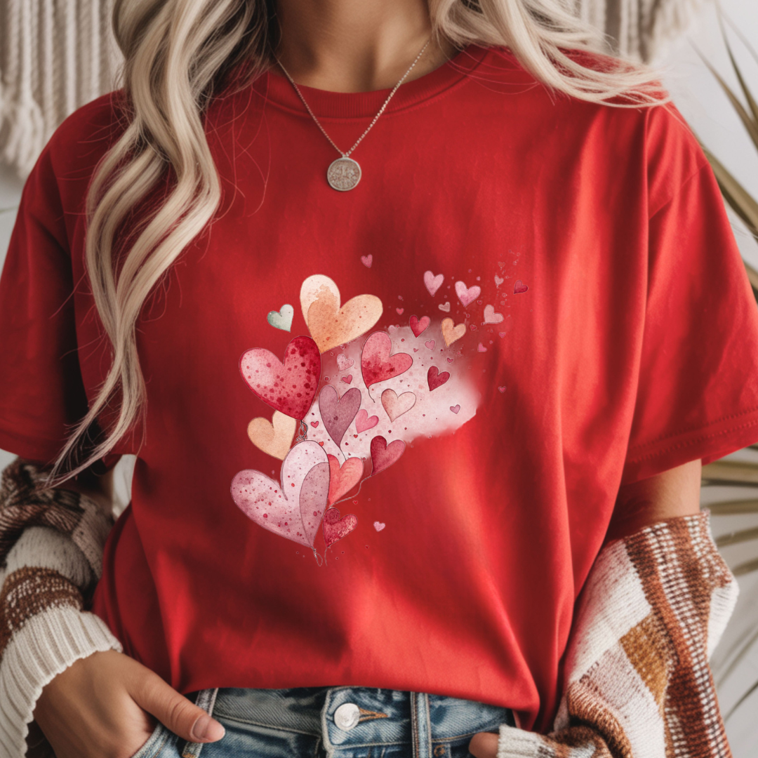 Magical Hearts - Valentines Day Unisex T-Shirt