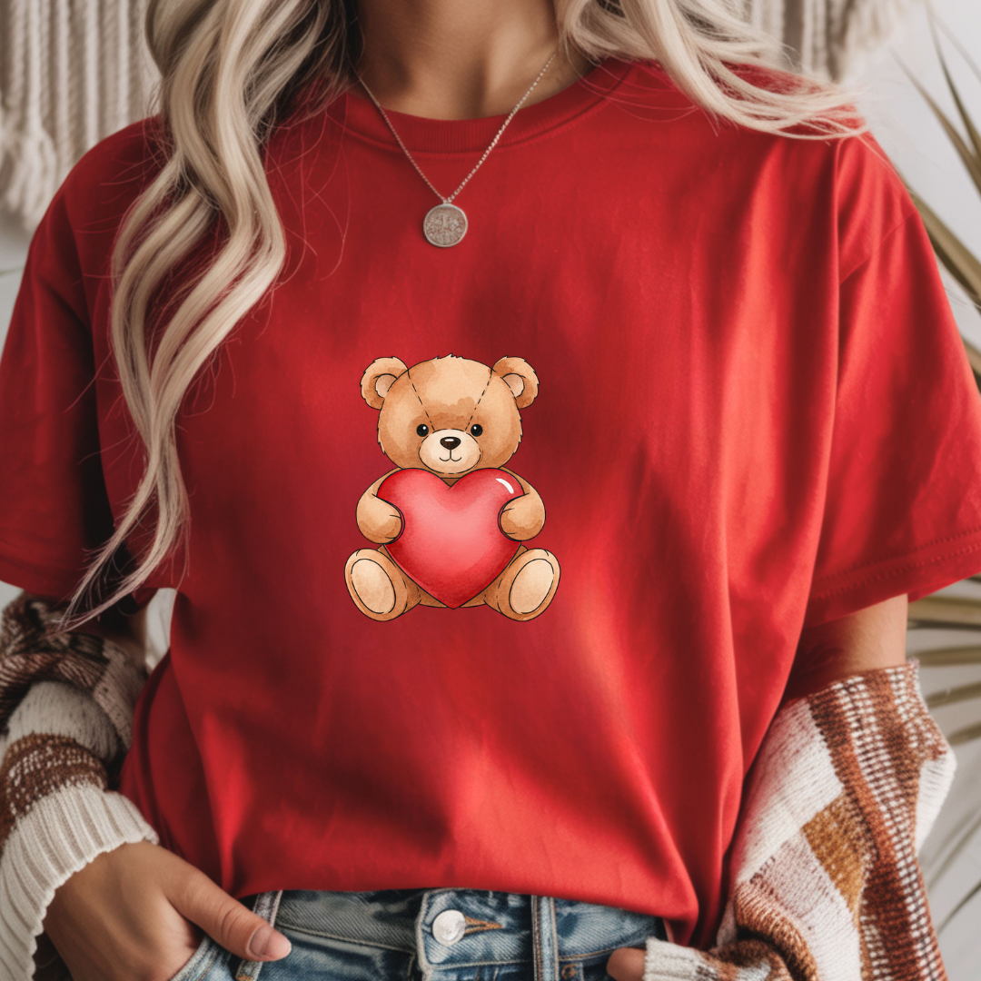 Love Bear - Valentines Day Unisex T-Shirt