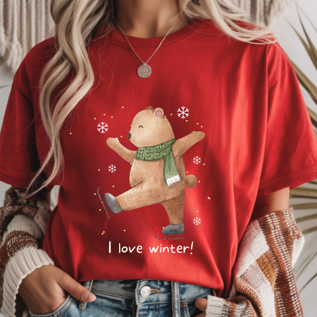 I Love Winter! Winter Unisex T-Shirt