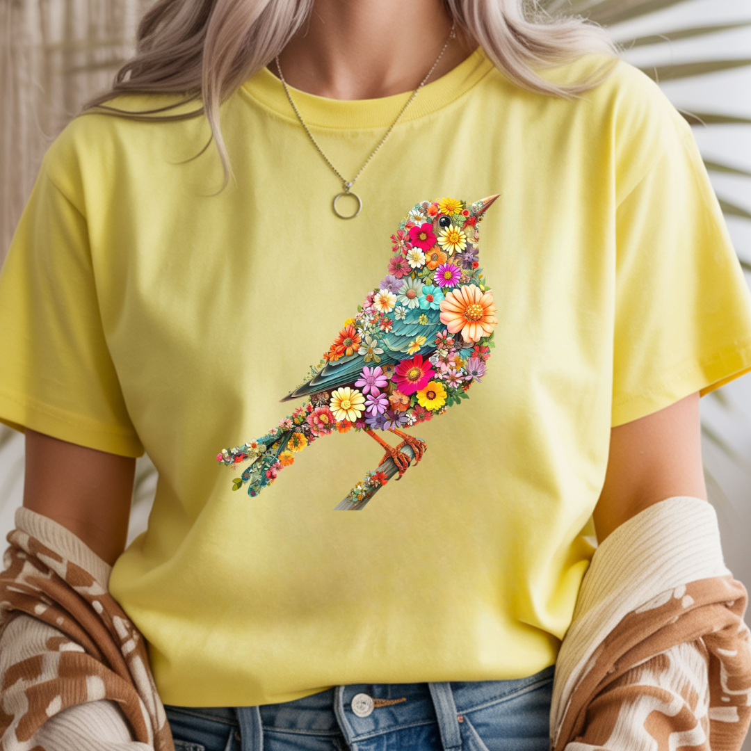 Blossom Bird - Spring Unisex T-Shirt