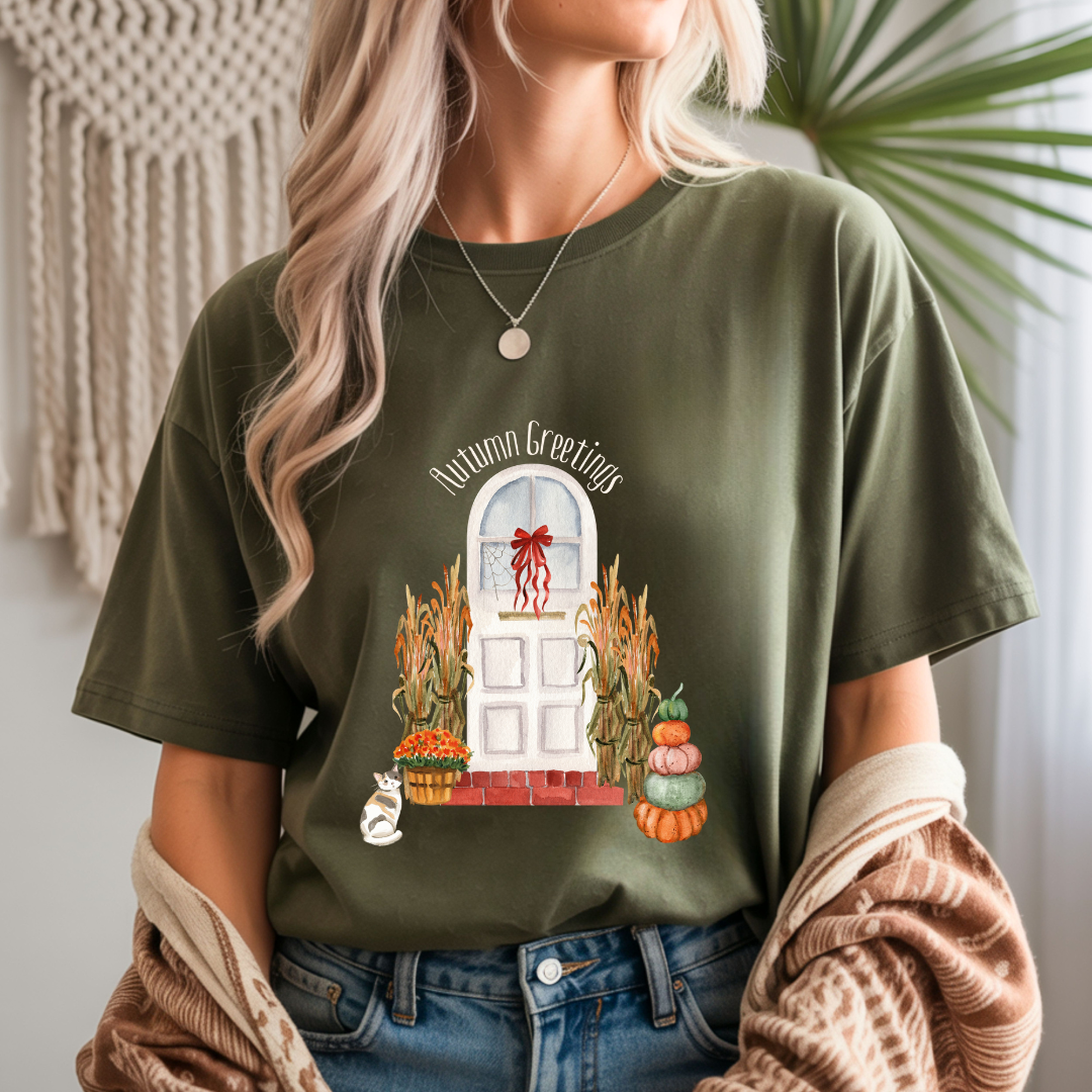 Autumn Greetings - Fall Unisex T-Shirt